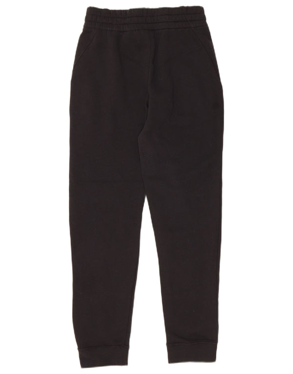 NIKE Boys Tracksuit Trousers Joggers 10-11 Years Medium Black Cotton