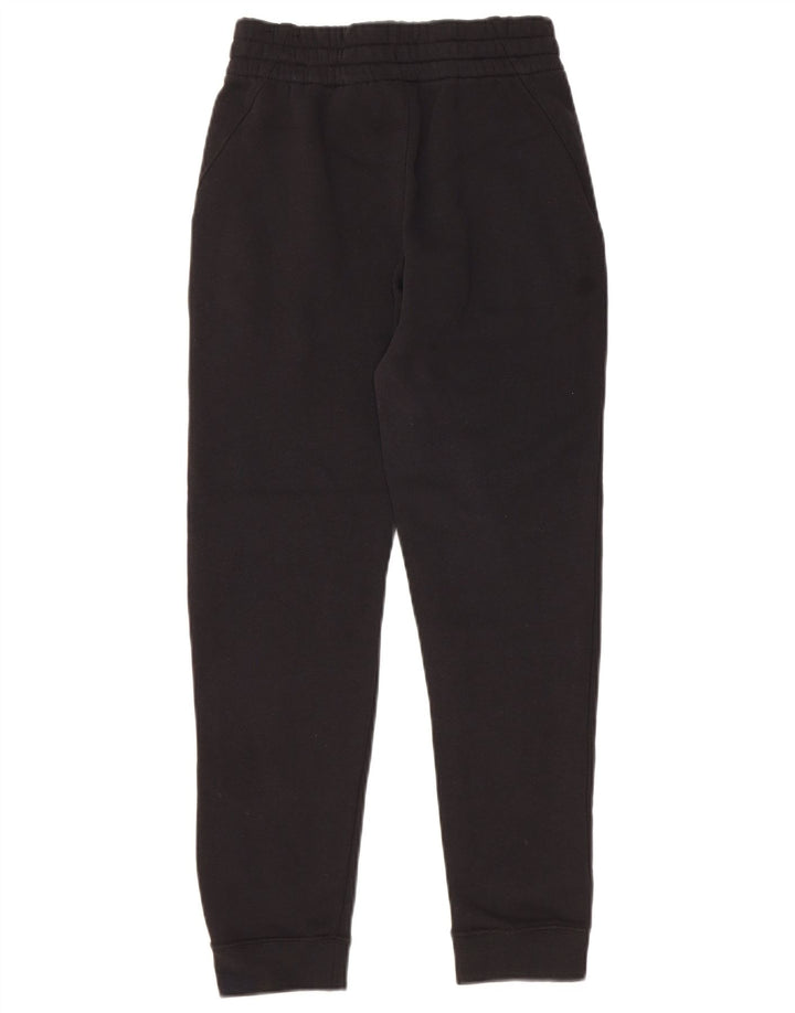 NIKE Boys Tracksuit Trousers Joggers 10-11 Years Medium Black Cotton