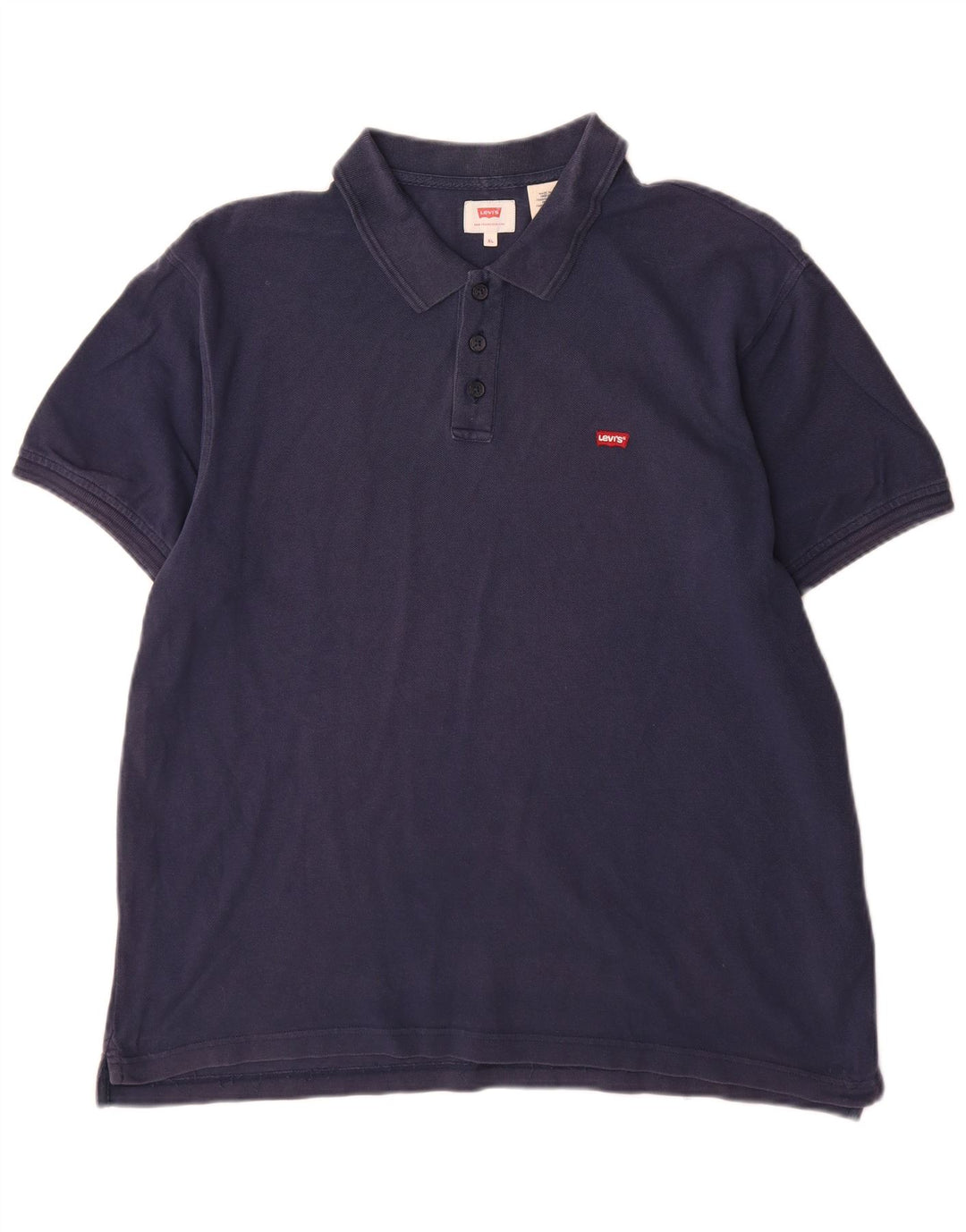 Levi's Mens Polo Shirt XL Navy Blue Cotton