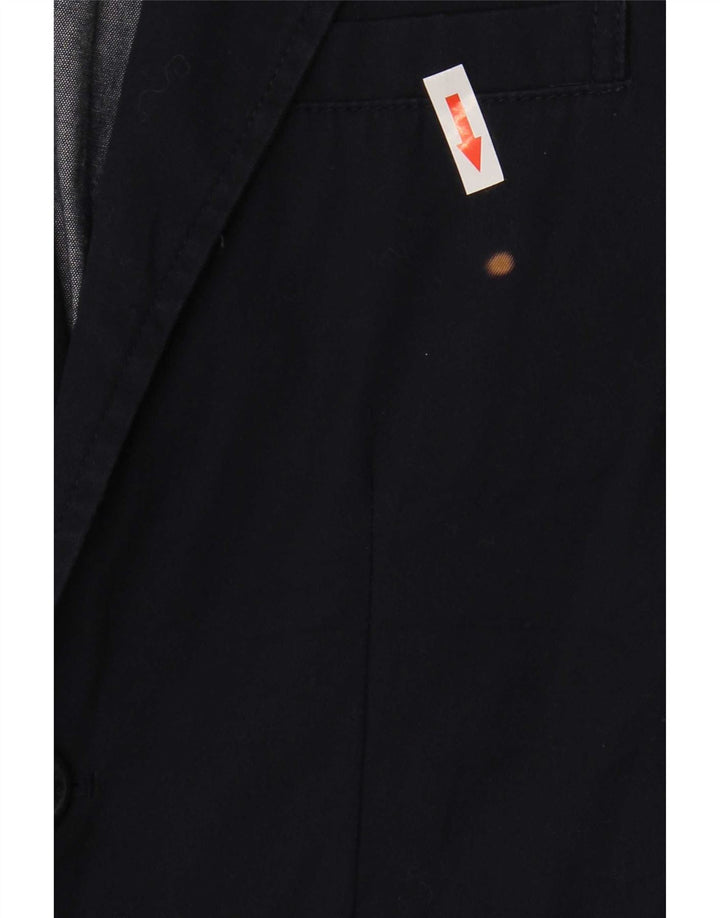 Tommy Hilfiger Boys 2 Button Blazer Jacket 13-14 Years Navy Blue Cotton