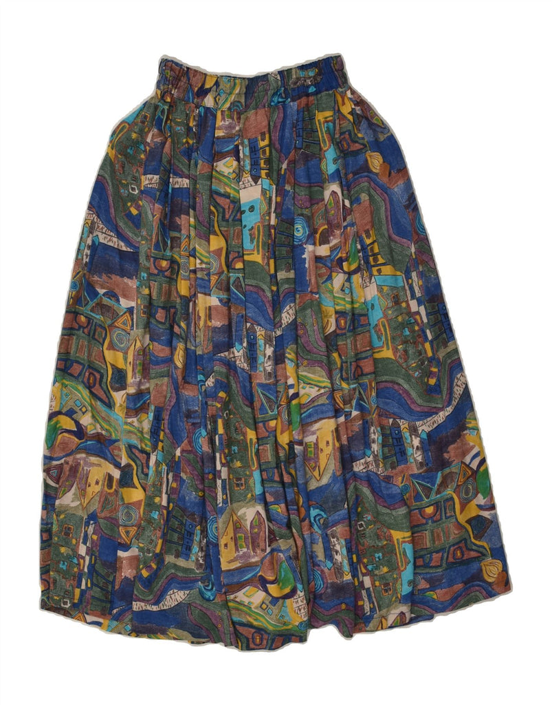 VINTAGE Womens Abstract Pattern Gypsy Skirt W28 Medium Multicoloured | Vintage Vintage | Thrift | Second-Hand Vintage | Used Clothing | Messina Hembry 