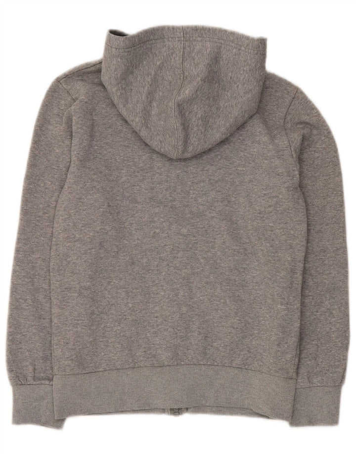 Converse Boys Zip Hoodie Sweater 10-11 Years Medium Grey Flecked Cotton