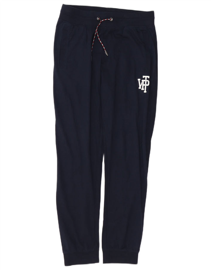 Ellesse Mens Graphic Tracksuit Trousers Joggers Medium Navy Blue Cotton