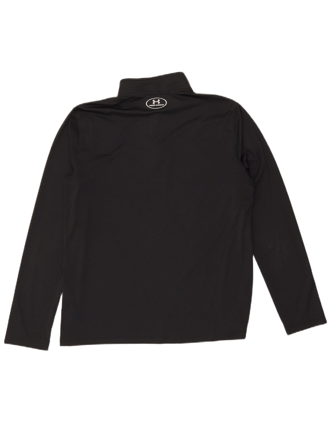 Under Armour Mens Heat Gear Zip Neck Pullover Tracksuit Top Large Black