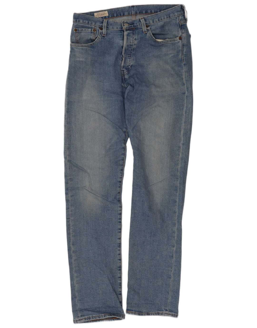 Levi's Mens 501 Straight Jeans W29 L32 Blue Cotton