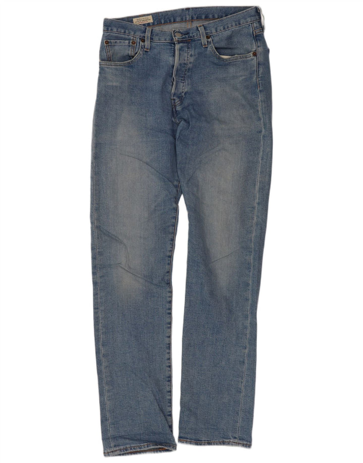 Levi's Mens 501 Straight Jeans W29 L32 Blue Cotton