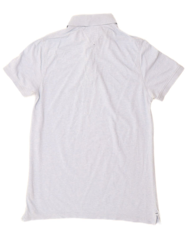 Tommy Hilfiger Mens Slim Fit Polo Shirt Medium Blue Cotton