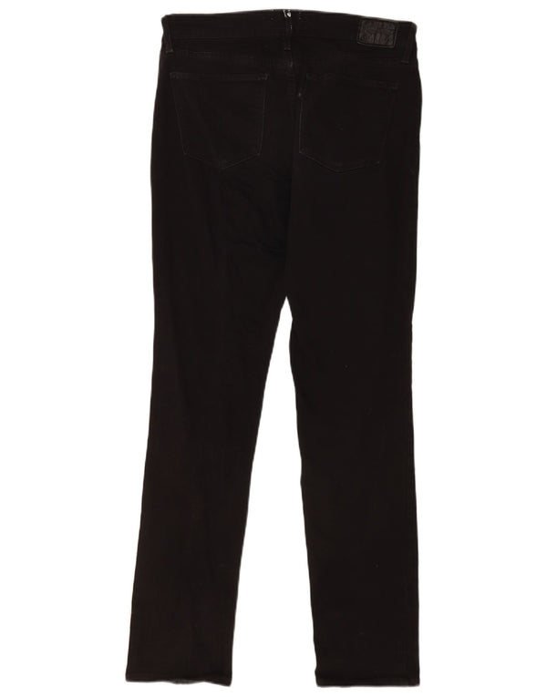 Levi's Womens 712 Slim Jeans W30 L32 Black Cotton