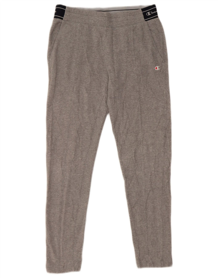Champion Womens Graphic Tracksuit Trousers UK 4 XS  Grey