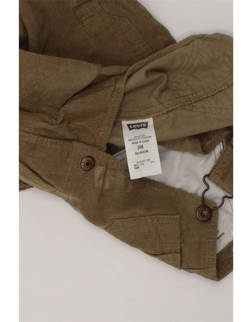 LEVI'S Baby Boys Dungarees Corduroy Trousers 18-24 Months W22 L10 Brown | Vintage Levi's | Thrift | Second-Hand Levi's | Used Clothing | Messina Hembry 