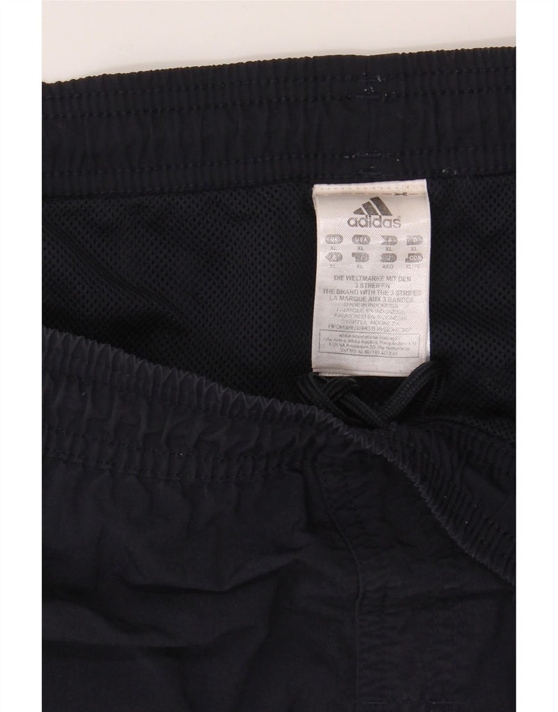 ADIDAS Mens Sport Shorts XL  Navy Blue Polyester Vintage Adidas and Second-Hand Adidas from Messina Hembry 