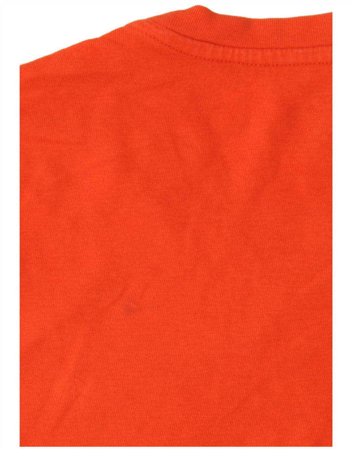 VANS Mens Graphic T-Shirt Top Medium Orange