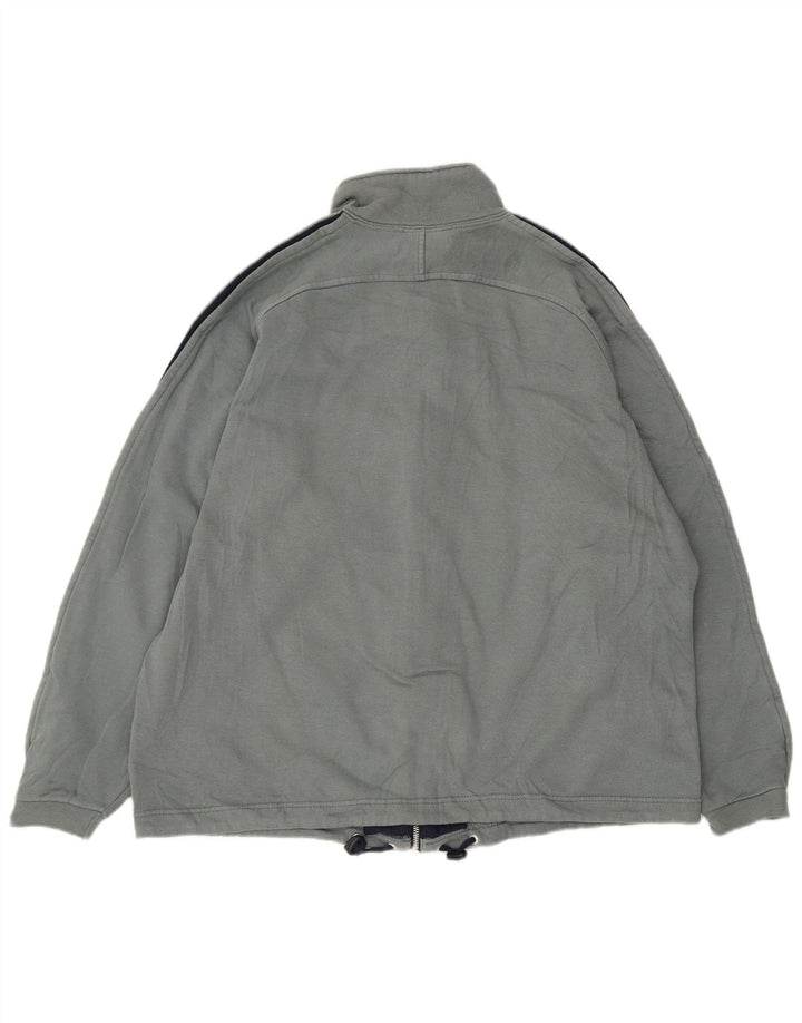 Champion Mens Tracksuit Top Jacket Large Grey Striped