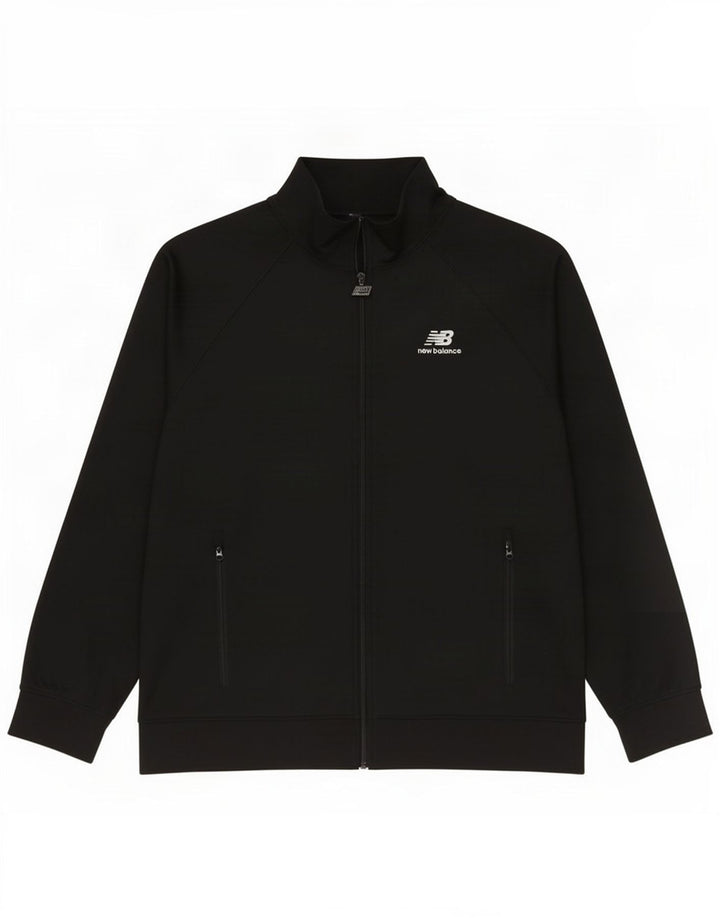 New Balance Mens Tracksuit Top Jacket XL Black Polyester