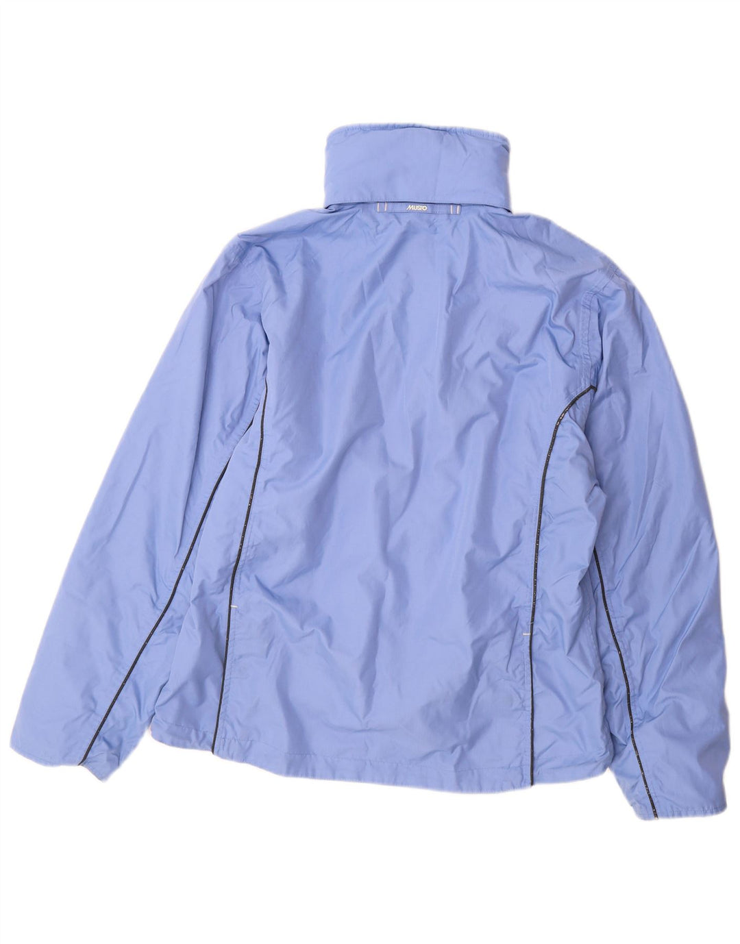 Musto Womens Windbreaker Jacket UK 12 Medium  Blue Polyester