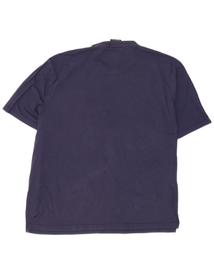 Lyle & Scott Mens T-Shirt Top 2XL Navy Blue Cotton