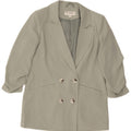 MISS SELFRIDGE Womens 3/4 Sleeve Blazer Jacket UK 8 Small Grey
