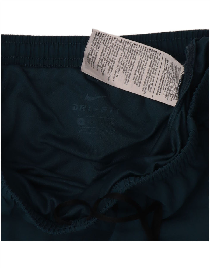 Nike Mens Dri Fit Graphic Sport Shorts Small  Green Colourblock Polyester