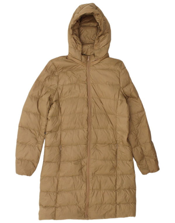 Marks & Spencer Womens Hooded Oversized Padded Coat UK 10 Small Beige
