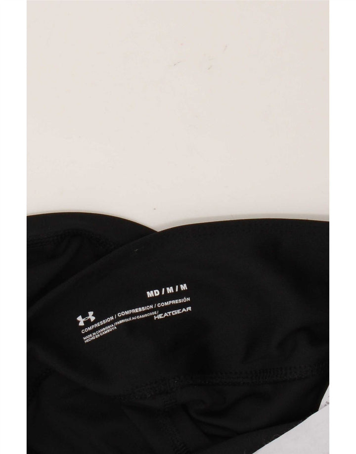 Under Armour Womens Compression Crop Leggings UK 14 Medium  Black