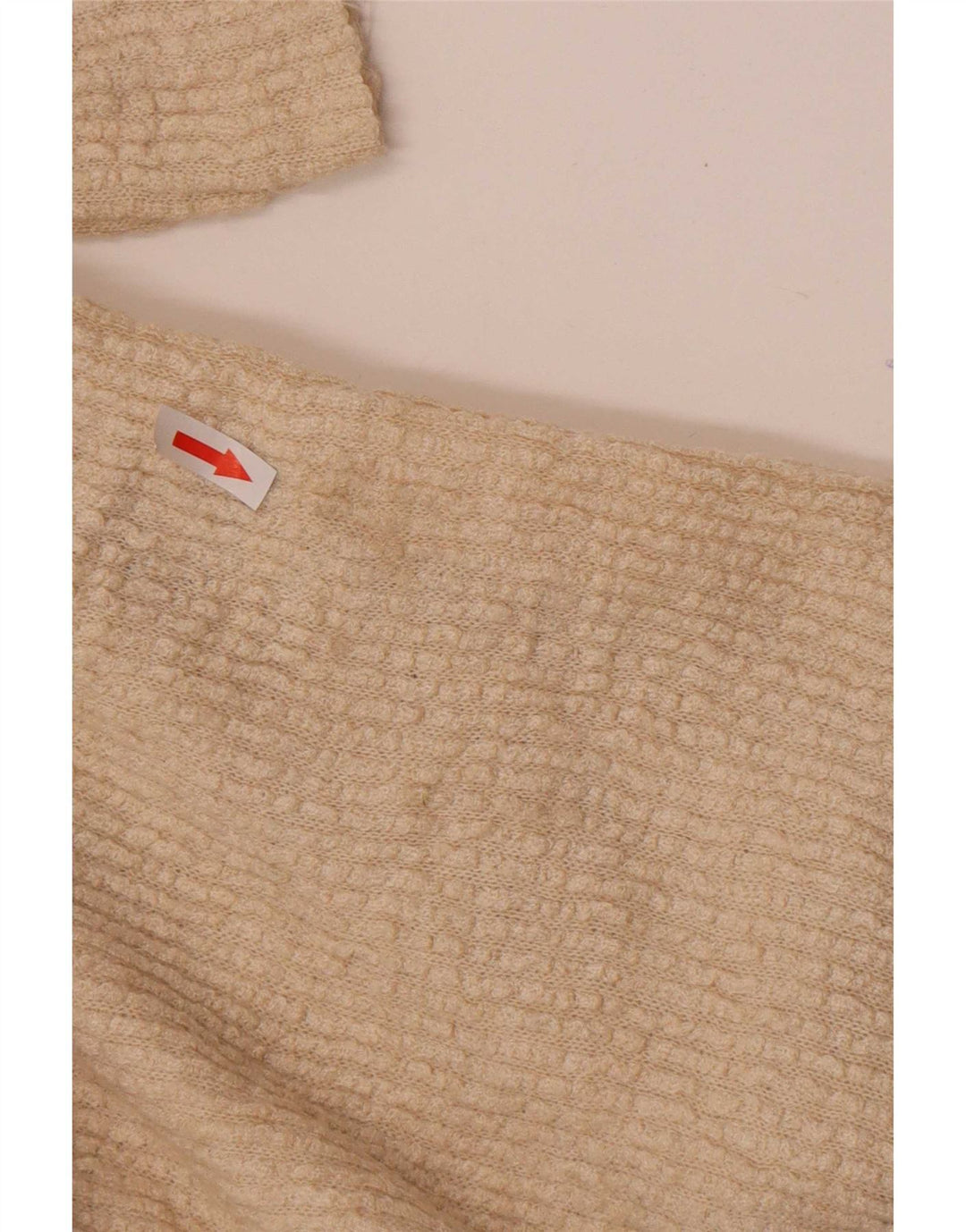 Zara Womens Oversized T-Shirt Top UK 16 Large Beige