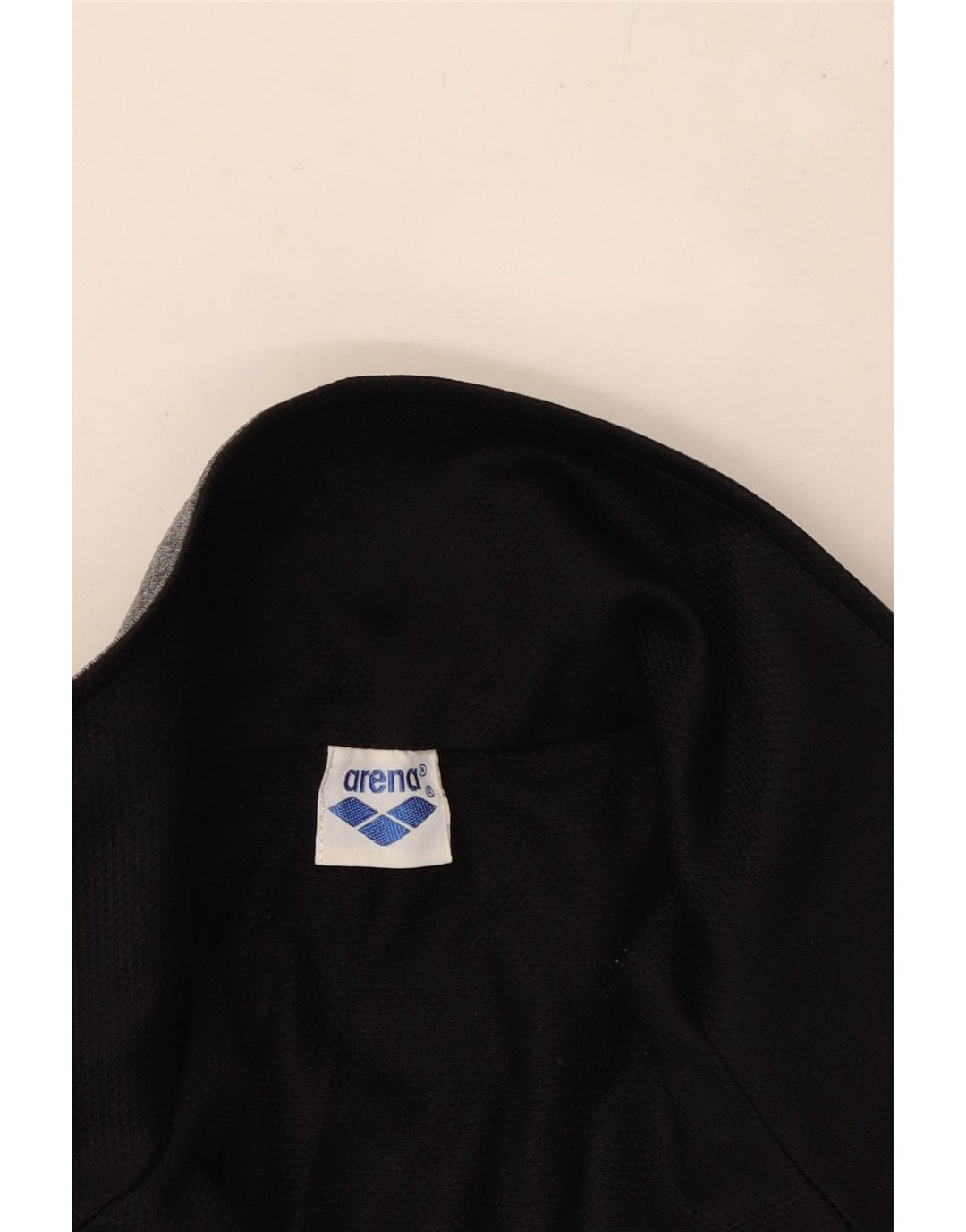 ARENA Mens Graphic Tracksuit Top Jacket Large Black Colourblock