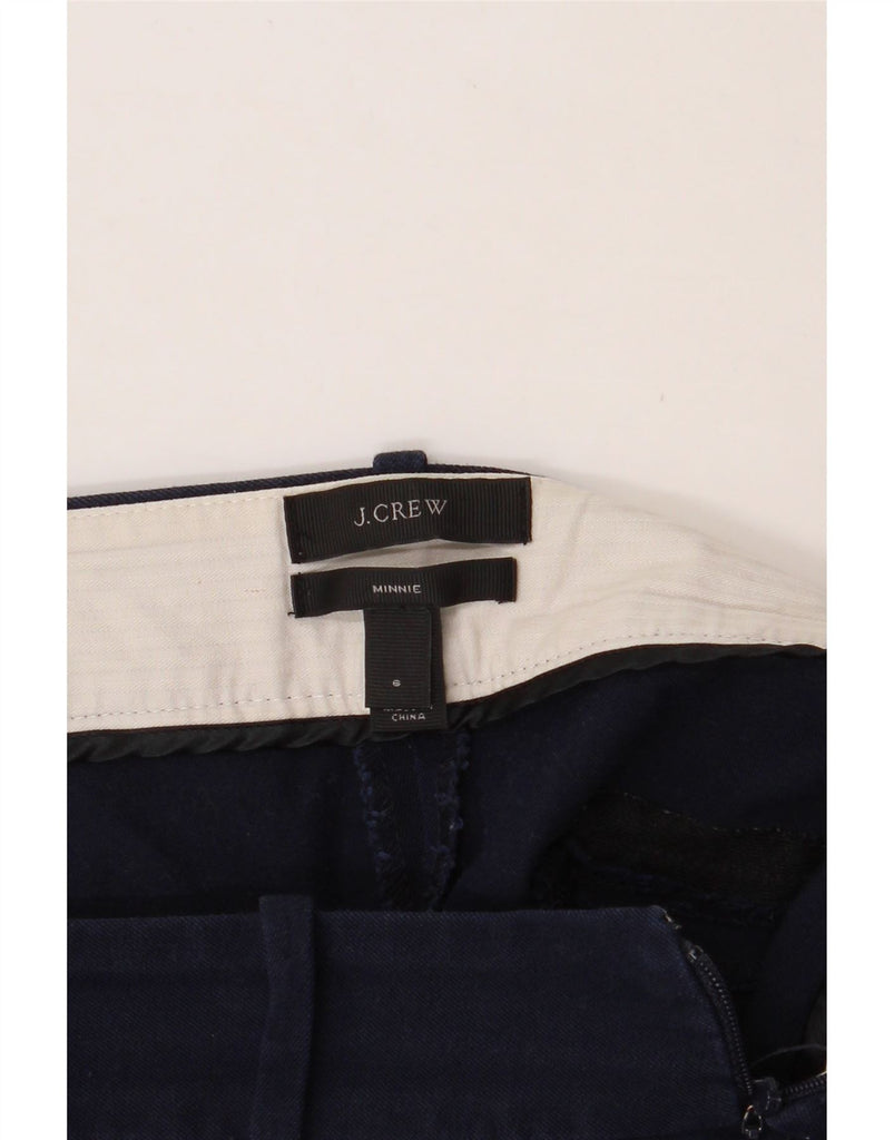 J. CREW Womens Slim Casual Trousers US 6 Medium W32 L24 Navy Blue Vintage J. Crew and Second-Hand J. Crew from Messina Hembry 
