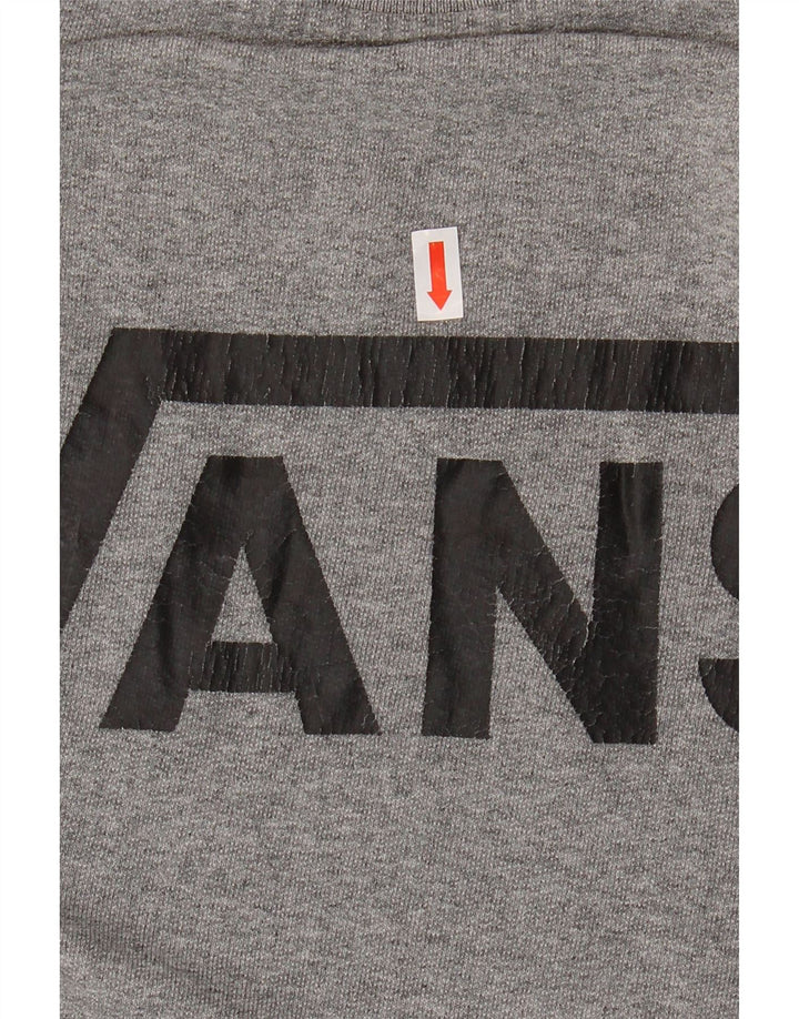 VANS Womens Graphic Sweatshirt Jumper UK 14 Large Grey