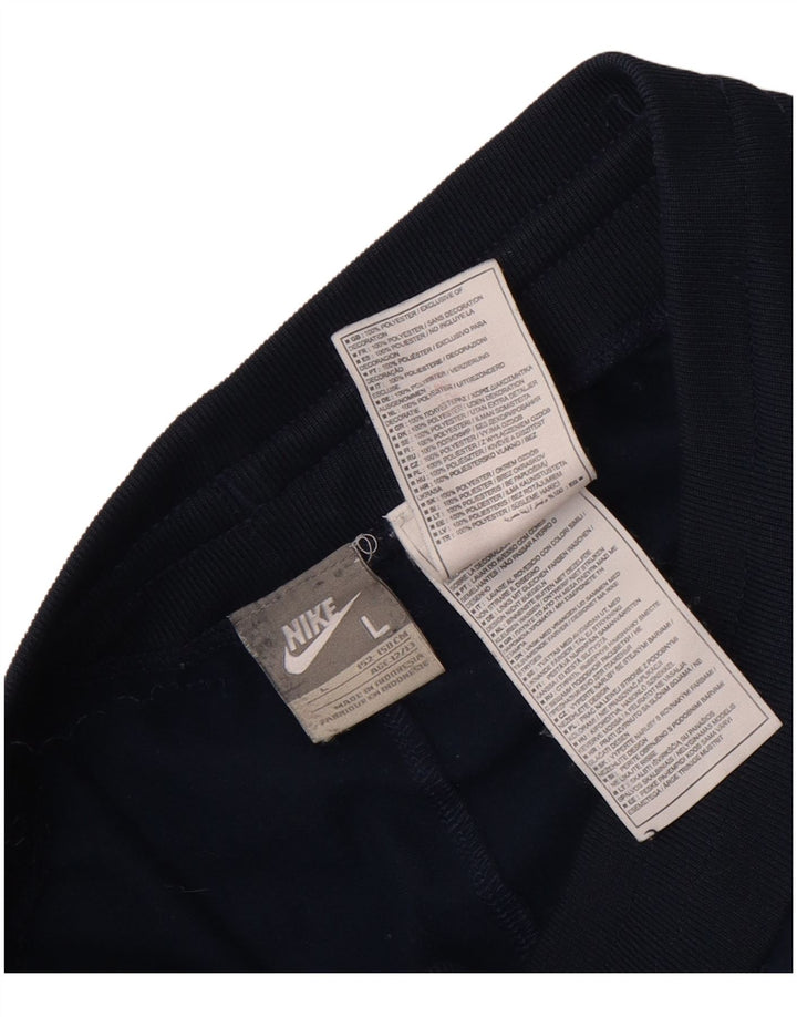 Nike Boys Tracksuit Trousers 12-13 Years Large Navy Blue Polyester