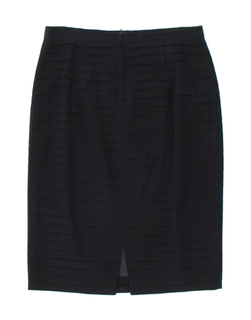 RENATO BALESTRA Womens Pencil Skirt EU 40 Medium W30  Navy Blue Striped Vintage Renato Balestra and Second-Hand Renato Balestra from Messina Hembry 