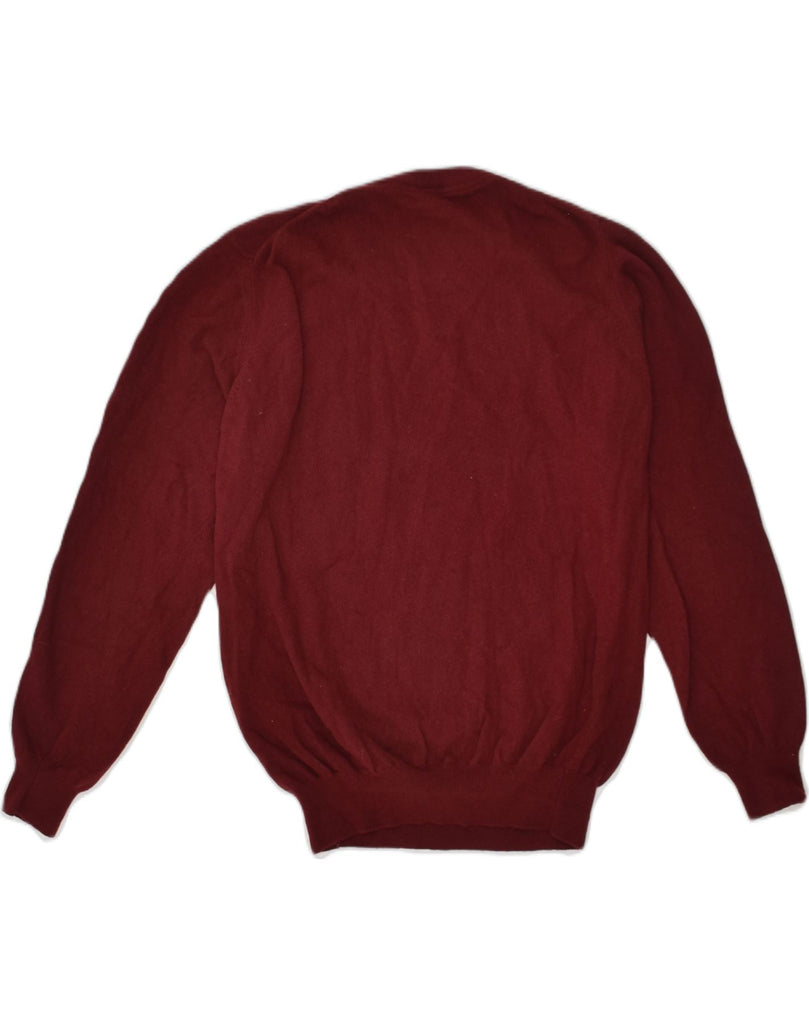 JECKERSON Mens Crew Neck Jumper Sweater XL Maroon Wool | Vintage Jeckerson | Thrift | Second-Hand Jeckerson | Used Clothing | Messina Hembry 