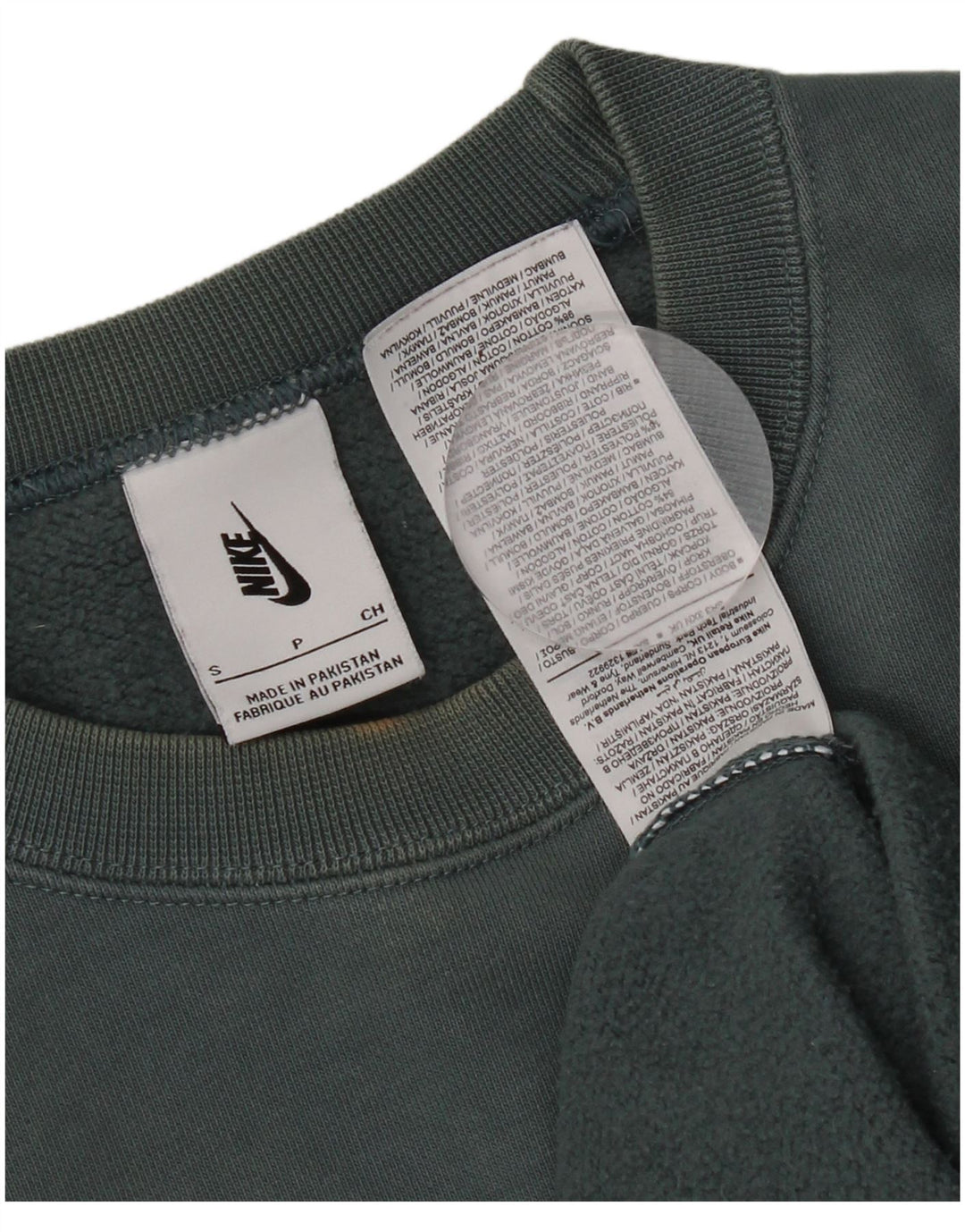 Nike Mens Sweatshirt Jumper Small Blue Cotton