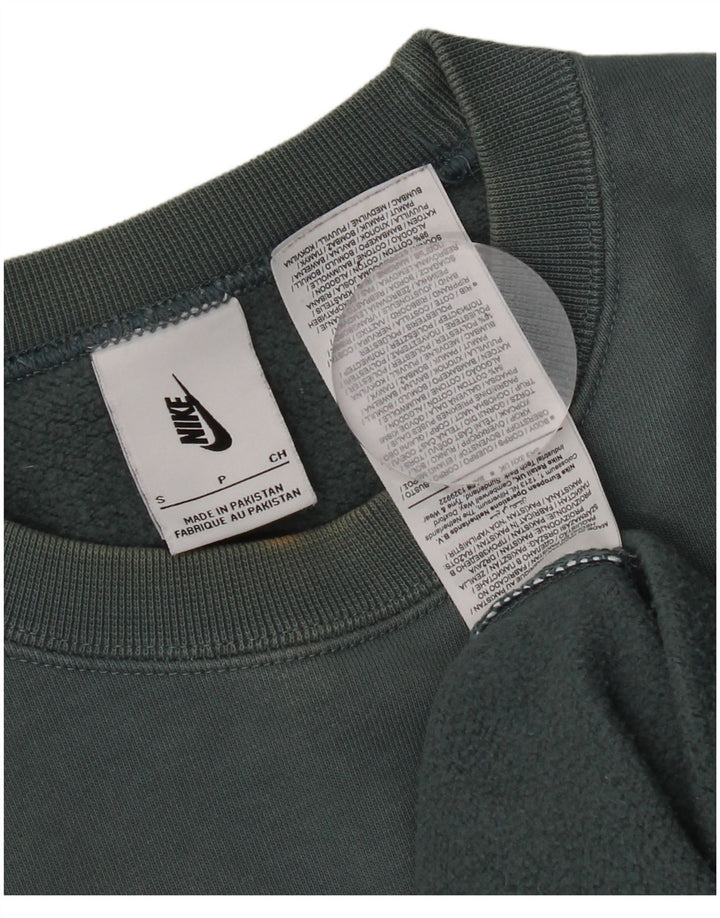 Nike Mens Sweatshirt Jumper Small Blue Cotton