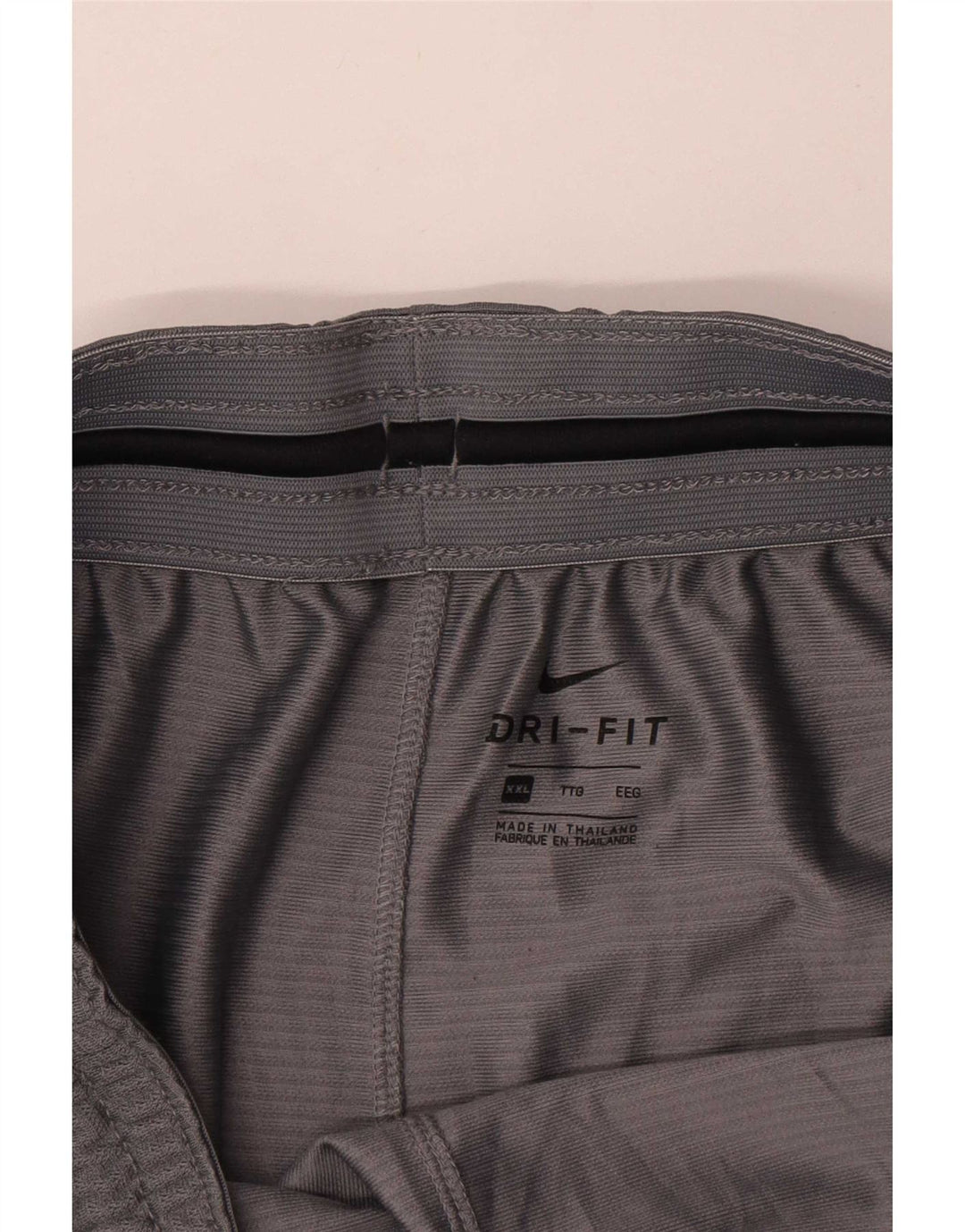 Nike Mens Dri Fit Graphic Sport Shorts 2XL Grey Polyester