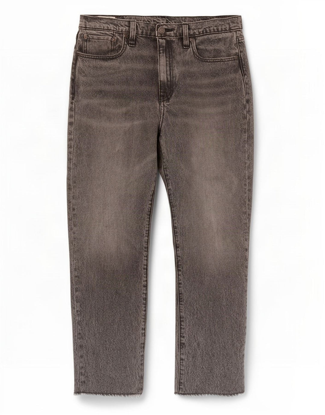 Levi's Mens 502 Tapered Jeans W33 L32 Grey Cotton