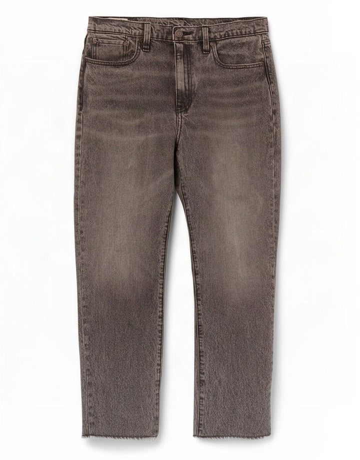 Levi's Mens 502 Tapered Jeans W33 L32 Grey Cotton
