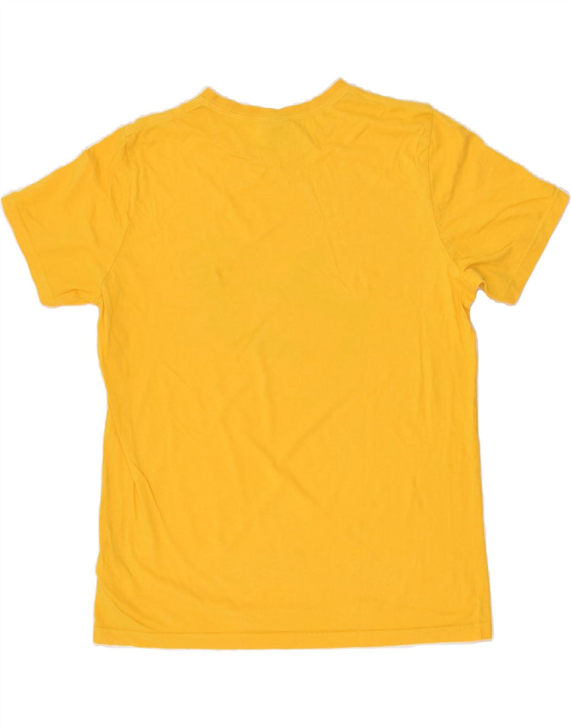PUMA Mens Graphic T-Shirt Top Large Yellow Cotton | Vintage Puma | Thrift | Second-Hand Puma | Used Clothing | Messina Hembry 