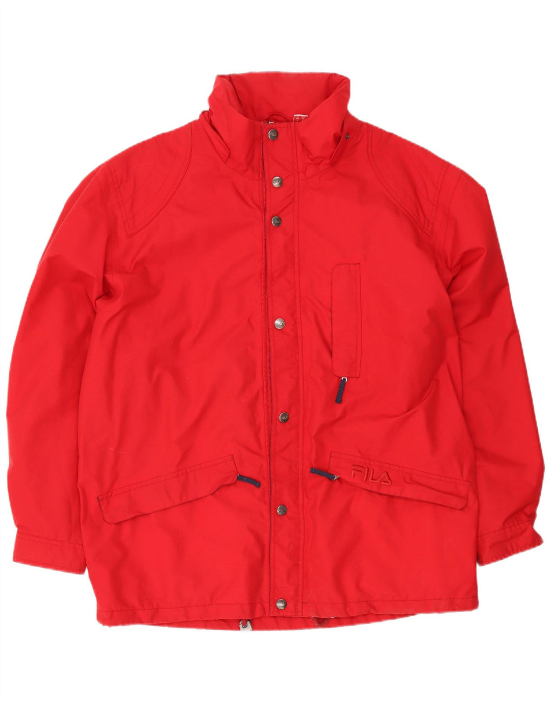 Fila Mens Rain Jacket IT 52 XL Red Polyamide Sports