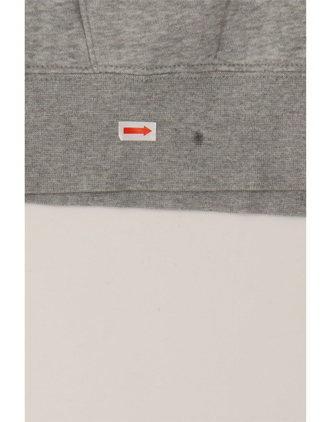 Nike Mens Graphic Hoodie Jumper Medium Grey Flecked Cotton