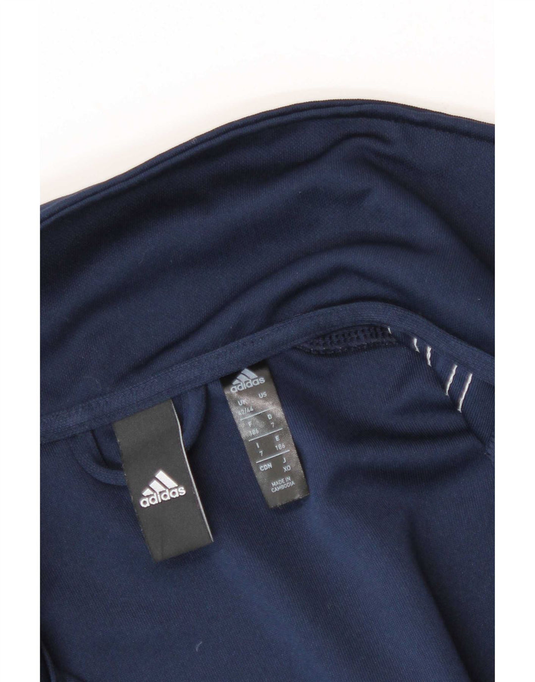 Adidas Mens Tracksuit Top Jacket UK 42/44 Large Navy Blue