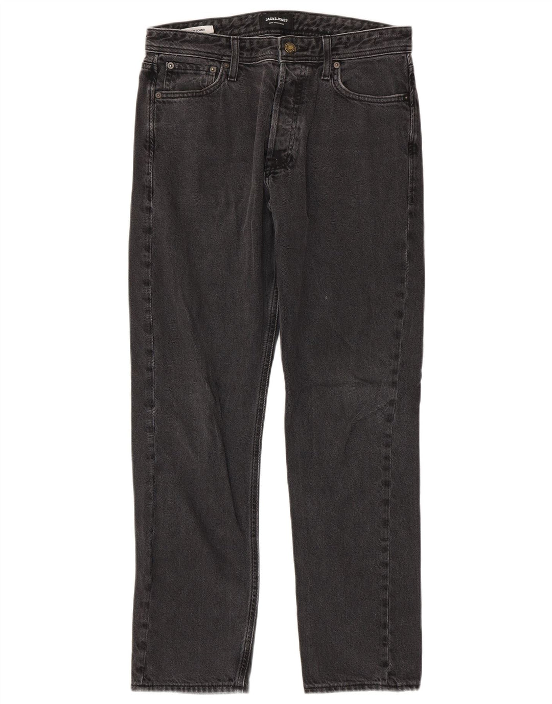 Jack & Jones Mens Loose Jeans W30 L29 Grey Cotton