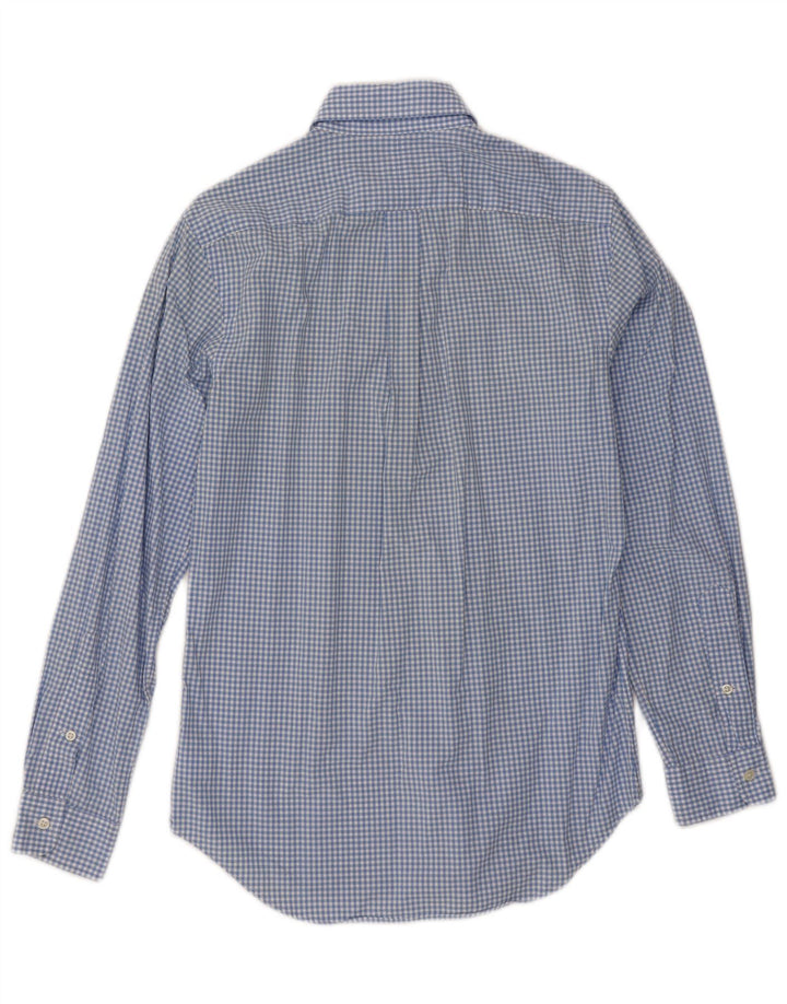 Ralph Lauren Mens Shirt XS Blue Gingham Cotton