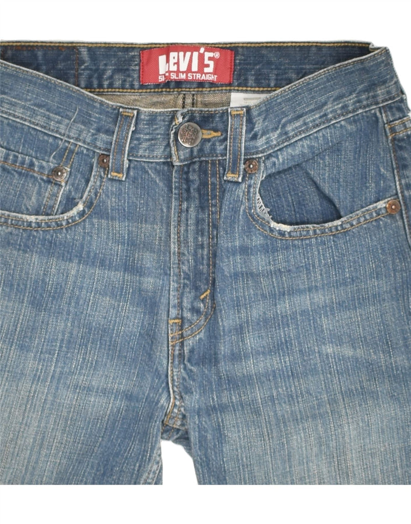 LEVI'S Boys 514 Slim Denim Shorts 13-14 Years W27  Blue Cotton | Vintage Levi's | Thrift | Second-Hand Levi's | Used Clothing | Messina Hembry 