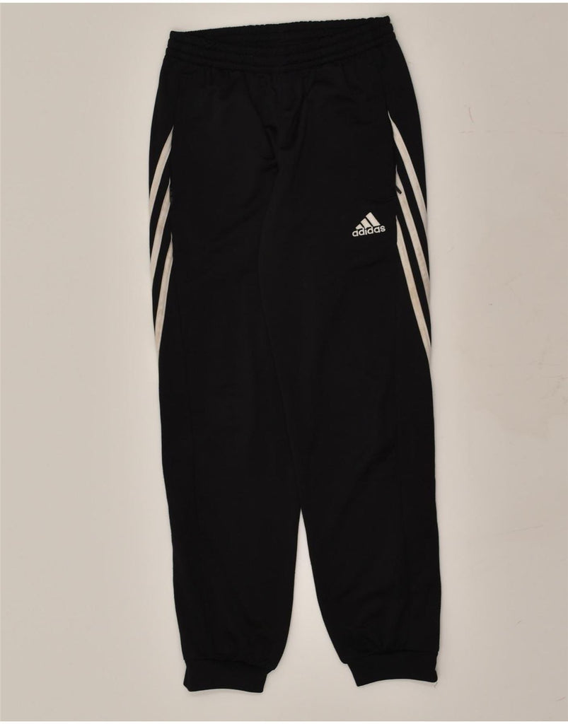 ADIDAS Boys Tracksuit Trousers Joggers 11-12 Years Large Black Polyester | Vintage Adidas | Thrift | Second-Hand Adidas | Used Clothing | Messina Hembry 