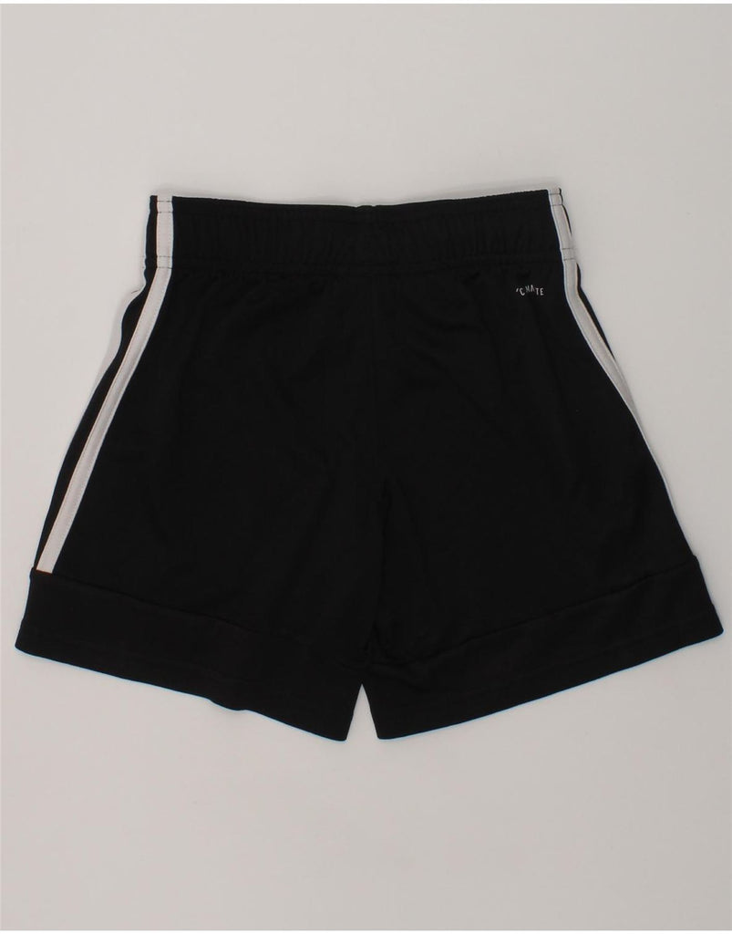 ADIDAS Boys Sport Shorts 7-8 Years Black Polyester | Vintage Adidas | Thrift | Second-Hand Adidas | Used Clothing | Messina Hembry 