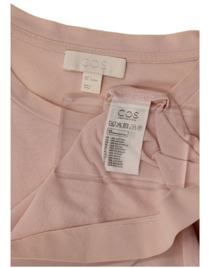 Cos Mens T-Shirt Top Small Pink Cotton