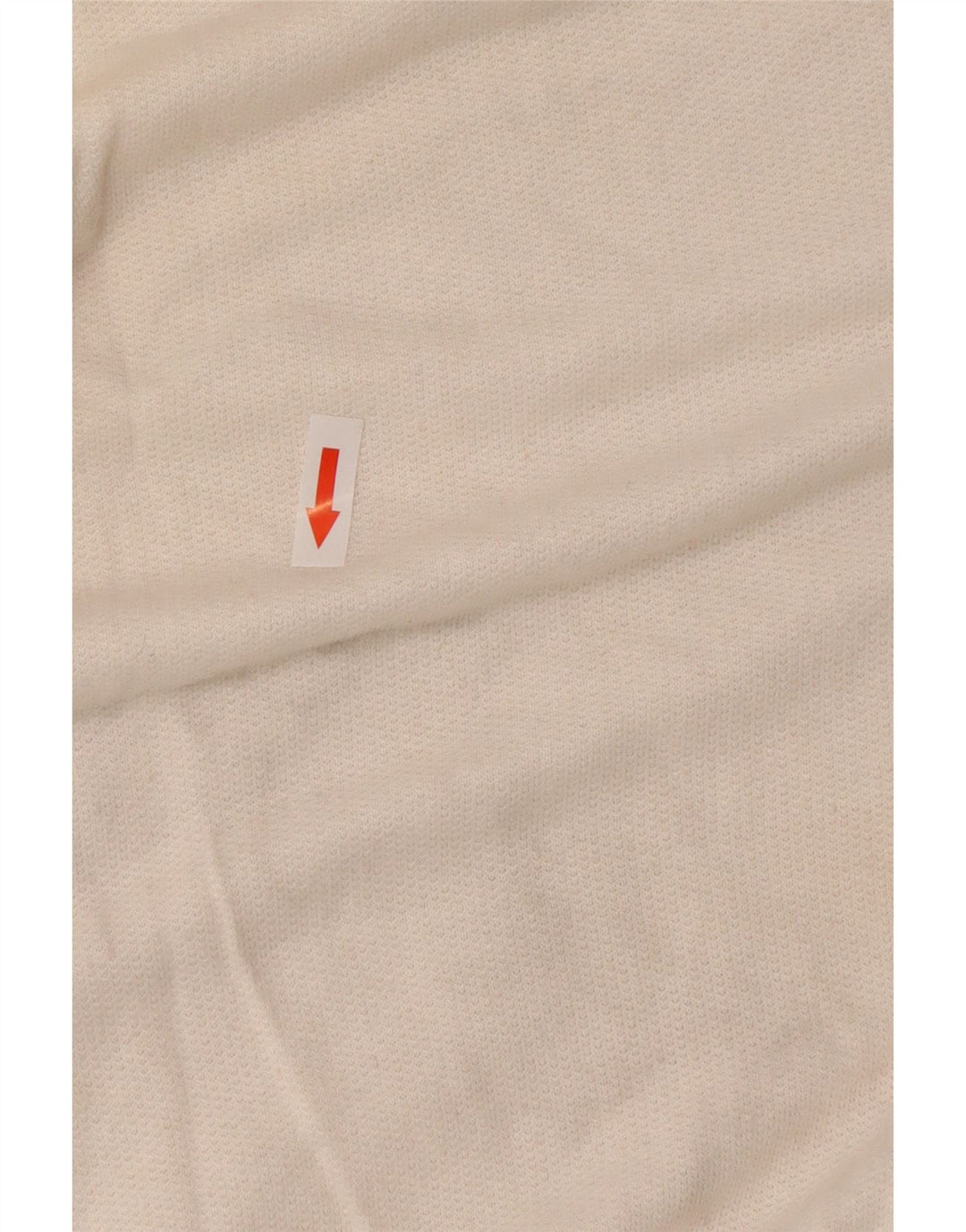 Vintage Womens Button Neck Sweatshirt Jumper IT 44 Medium White Colourblock