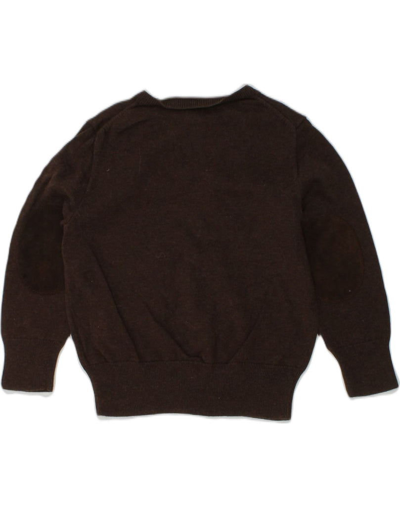 POLO RALPH LAUREN Boys V-Neck Jumper Sweater 2-3 Years Brown Cotton | Vintage Polo Ralph Lauren | Thrift | Second-Hand Polo Ralph Lauren | Used Clothing | Messina Hembry 