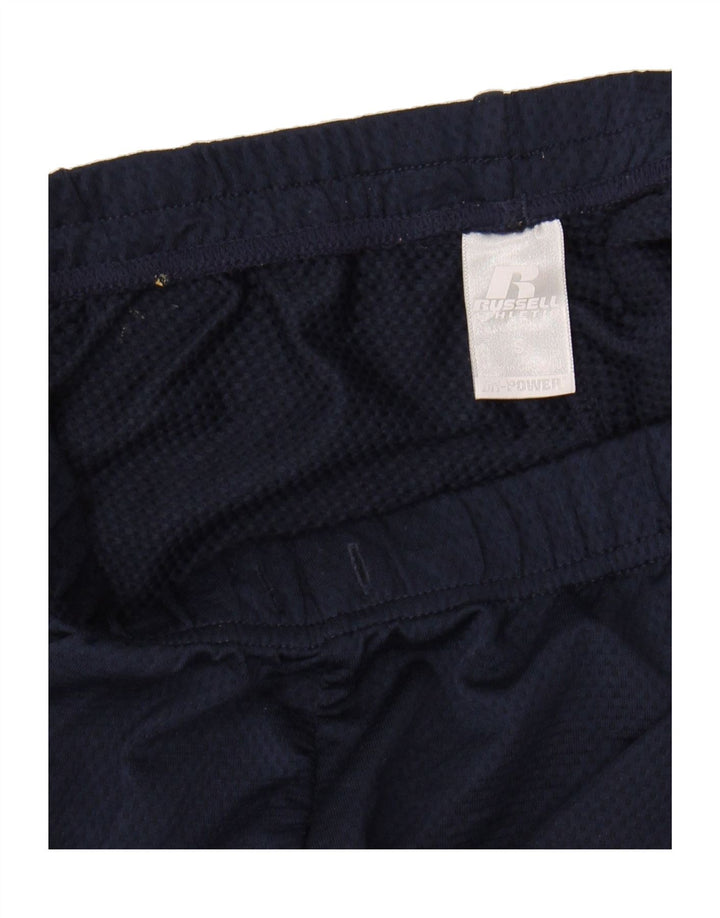 RUSSELL ATHLETIC Womens Tracksuit Trousers UK 10 Small  Navy Blue Vintage Russell Athletic and Second-Hand Russell Athletic from Messina Hembry 