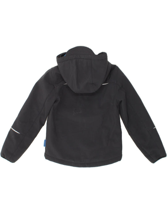 NORTHVILLE Boys Hooded Windbreaker Jacket 7-8 Years Black